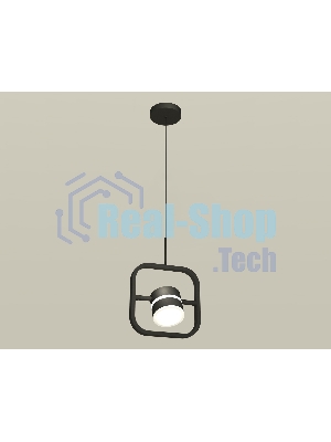 Светильник Ambrella light XB9119153 SBK/FR черный песок/белый матовый GX53 (C9119, N8445)