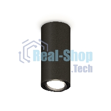 Светильник Ambrella Light XS7443002 SBK/PBK черный песок/черный полированный MR16 GU5.3 (C7443, N7002)