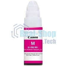 Чернила Canon GI-490M 0665C001 пурпурный для Canon Pixma G1400/2400/3400 (70мл)