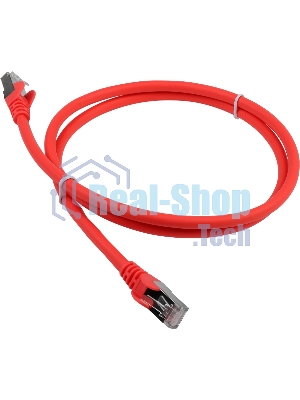 Патч-корд Lanmaster LAN-PC45/S6A-5.0-RD вилка RJ-45-вилка RJ-45 кат.6А 5м красный LSZH