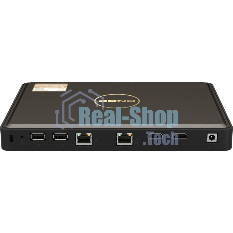 Сетевой RAID накопитель SMB QNAP TbS-464-8G NAS 4-bay M.2 NVMe, Intel Celeron N5105 4-core/4-thread 2.0-2.9 GHz, 8 Gb DDR4, 2 x 2.5 GbE, 2xUSB 3.2 Gen 1 port, 3xUSB 2.0 port, 2xHDMI Output