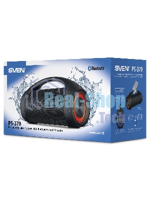 Акустическая система SVEN 370 2.0 черные (2x2W, USB, RGb подсветка)