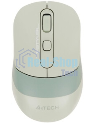 Мышь беспроводная A4Tech Fstyler FB10C зеленый, 2000 dpi, радиоканал, Bluetooth, USB, кнопки - 4