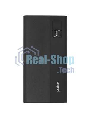 Портативный аккумулятор Perfeo Powerbank MOUNTAINS 30000 mAh/LED дисплей/PD + QC 3.0/Type-C/4 USB/Выход: 3A, max 22.5W White (PF_D0162)
