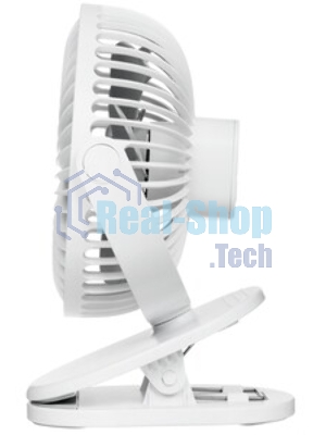 Вентилятор Centek CT-5045 белый, настольный, 5 Вт, 4 скорости, 15 см