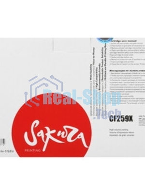 Картридж лазерный Sakura CF259X (59X) для HP LJ M304/M404/MFPM428, черный, 10000 к. (без чипа)
