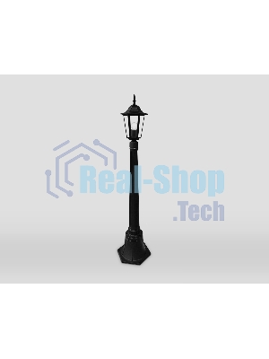Светильник Ambrella light ST2037 BK/CL черный/прозрачный IP54 E27 max 40W D150*1100
