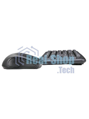 Комплект клавиатура+мышь Oklick 600M проводной, USB, 1200 DPI, чёрный