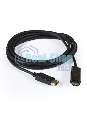 Кабель ExeGate EX284917RUS DisplayPort-HDMI ExeGate EX-CC-DP-HDMI-3.0 (20M/19M, 3м, экран)