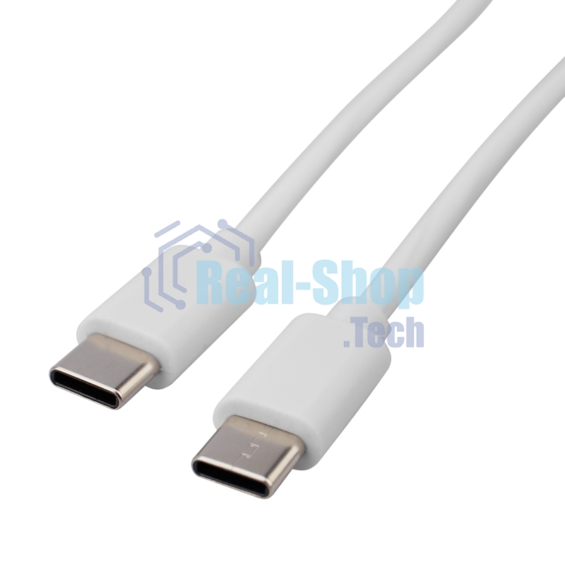 Кабель Rexant Type-C - Type-C 3A/1м/PVC/белый