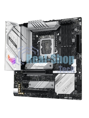 Материнская плата ASUS ROG STRIX B760-G GAMING WIFI, LGA 1700, Intel B760, 4xDDR5, 4xSATA, 2xM.2, 1xPCIe 5.0 x16, 1xPCIe 4.0 x4, 1xHDMI, 1xDP, 1x 2.5Gb LAN, 1xUSB-A 3.2 Gen 2, 2xUSB-A 3.2 Gen 1, 4xUSB-A 2.0, 1xUSB-C 3.2 Gen 1, 1xUSB-C 3.2 Gen 2x2, 5x3.5 мм, 7.1, mATX