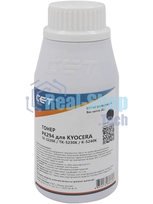 Тонер CET для Kyocera ECOSYS M5521cdn/M5526cdw/P5021cdn/P5026c черный (PK294) 50г/бут. (TK-5220K/TK-5230K/TK-5240K) Japan