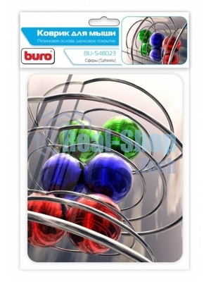 Коврик для мыши Buro BU-S48023 рисунок/сферы