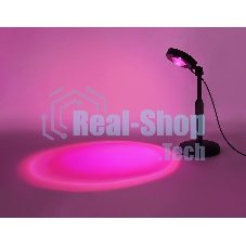 Атмосферная светодиодная настольная лампа Ambrella light DE8385 BK черный LED RGB 3W (ПДУ RGB)