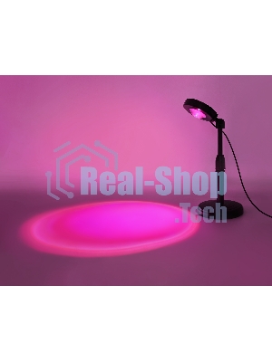Атмосферная светодиодная настольная лампа Ambrella light DE8385 BK черный LED RGB 3W (ПДУ RGB)