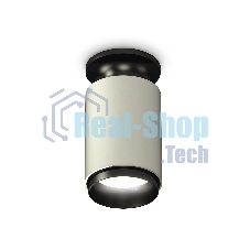 Светильник Ambrella Light XS6314080 SGR/PBK серый песок/черный полированный MR16 GU5.3 (N6902, C6314, N6121)
