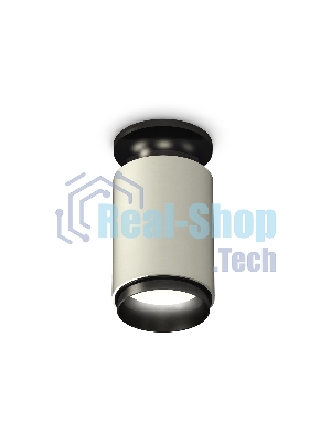 Светильник Ambrella Light XS6314080 SGR/PBK серый песок/черный полированный MR16 GU5.3 (N6902, C6314, N6121)