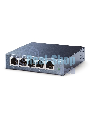 Коммутатор TP-Link SOHO TL-SG105 5-port Desktop Gigabit Switch, 5 10/100/1000M RJ45 ports, metal case