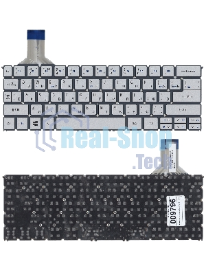 Клавиатура для ноутбука Acer Aspire S7-391 серебристая
