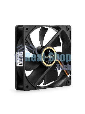 Вентилятор 12В DC ExeGate EX12025S2PM (120x120x25 мм, Sleeve bearing (подшипник скольжения), 2pin+Molex, 1500RPM, 24dBA)