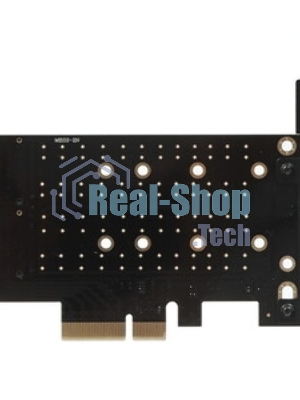 Адаптер Gembird для двух SSD M.2 (NVMe+SATA) в разъем PCI-e MF-PCIE-NVME-SATA, коробка