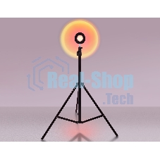Атмосферная светодиодная настольная лампа Ambrella light DE8387 BK черный LED RGB 3W (ПДУ RGB)