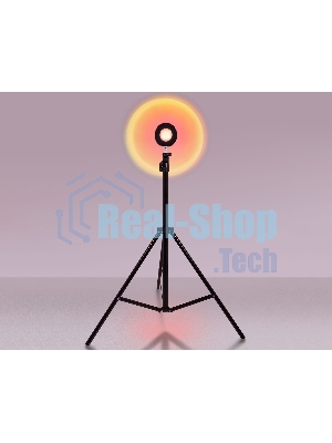 Атмосферная светодиодная настольная лампа Ambrella light DE8387 BK черный LED RGB 3W (ПДУ RGB)