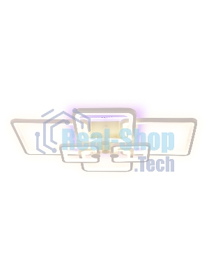 Потолочный светодиодный светильник FA5306/4+2 WH белый 176W 800*550*140 (ПДУ РАДИО 2.4G)