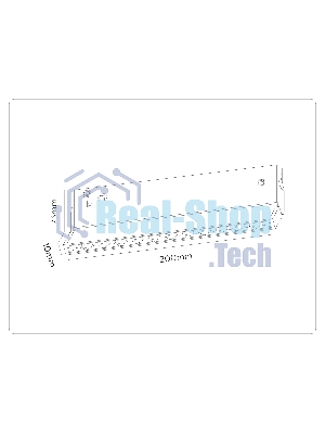 Трековый светильник GL2360 BK черный IP20 10W 3CCT 3000-6400K 48V 200*10*73