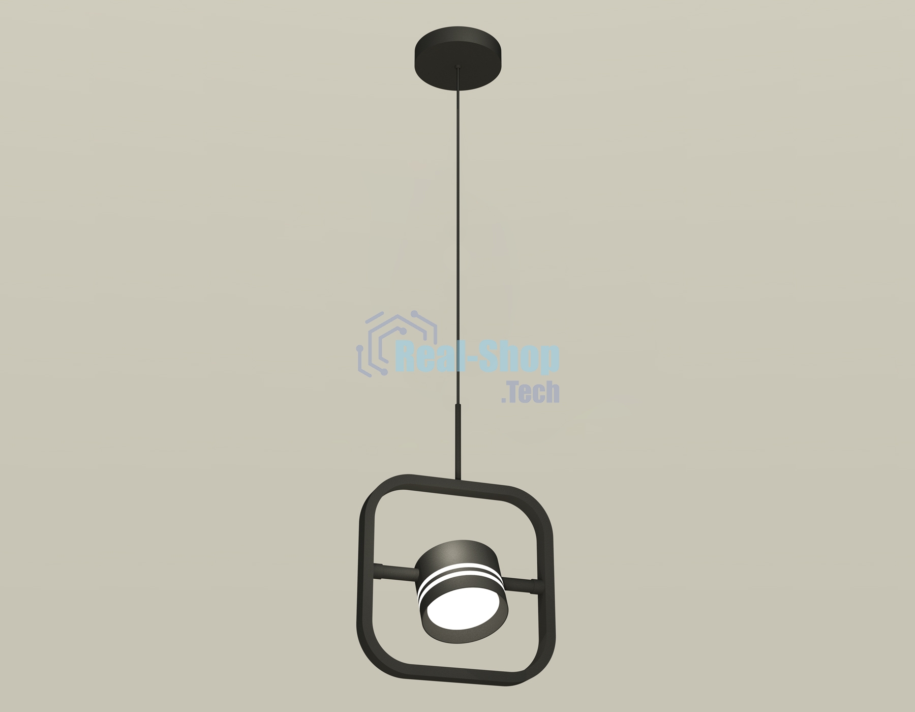 Светильник Ambrella light XB9119154 SBK/FR черный песок/белый матовый GX53 (C9119, N8478)