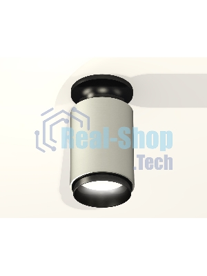 Светильник Ambrella Light XS6314080 SGR/PBK серый песок/черный полированный MR16 GU5.3 (N6902, C6314, N6121)