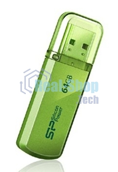 Флешка USB 64Gb Helios 101 SP064GbUF2101V1N USB 2.0 зеленый