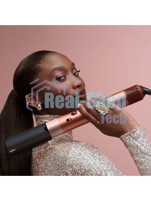 Мультистайлер Dyson Airwrap ID HS08 Amber Silk (Curly+Coily) янтарный шелк, 1300 Вт, ионизация