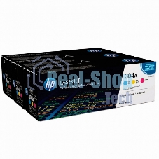 Картридж лазерный комплект HP CF372AM голубой/пурпурный/желтый для Color Laser Jet CP2025, CM2320mfp (3 х 2800)