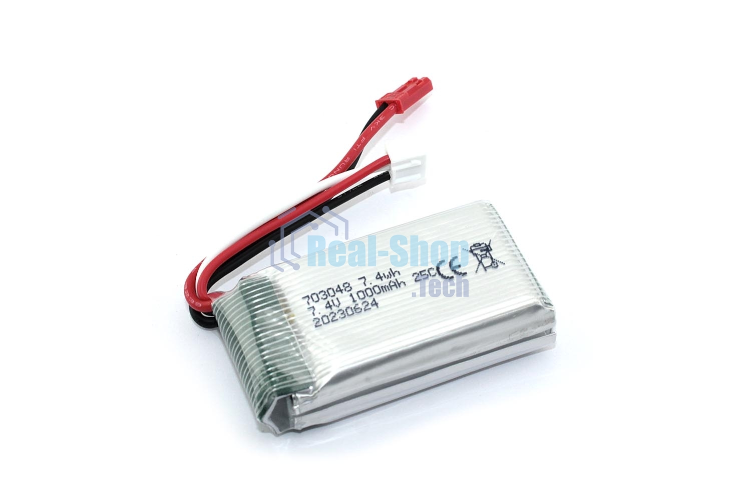 Портативный аккумулятор Li-Pol 7.4V 703048 1000mAh JST