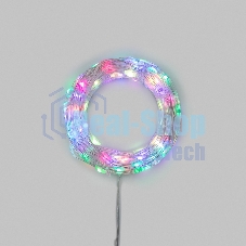 Умная гирлянда Neon-night Роса с крупными каплями 10м 100 LED RGB мягкий прозрачный провод IP20 USB
