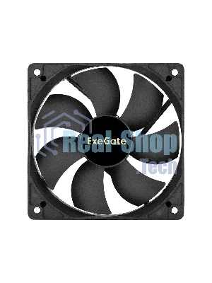 Вентилятор 12В DC ExeGate EX12025S2PM (120x120x25 мм, Sleeve bearing (подшипник скольжения), 2pin+Molex, 1500RPM, 24dBA)