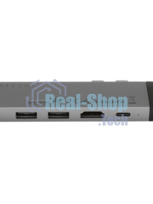 USB-концентратор Satechi ST-TCPHES, USB Type-C, USB 3.0/RJ-45/USB Type-C/HDMI/microSD, USB