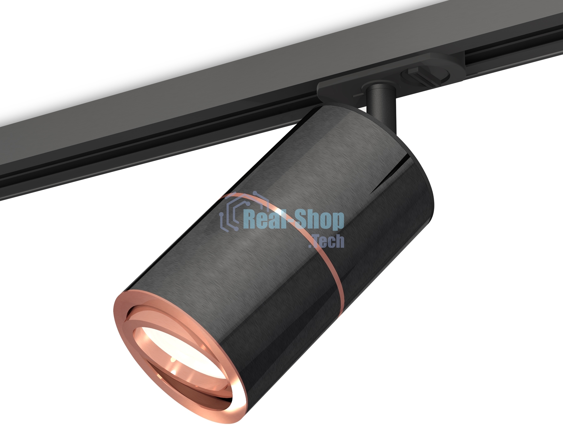 Светильник Ambrella light XT7403001 DCH/PPG/SBK черный хром/золото розовое полированное/черный песок MR16 GU5.3