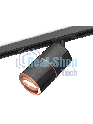 Светильник Ambrella light XT7403001 DCH/PPG/SBK черный хром/золото розовое полированное/черный песок MR16 GU5.3