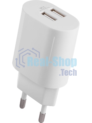 Сетевое зарядное устройство Defender UPC-24 2XUSB 5V/2.1A
