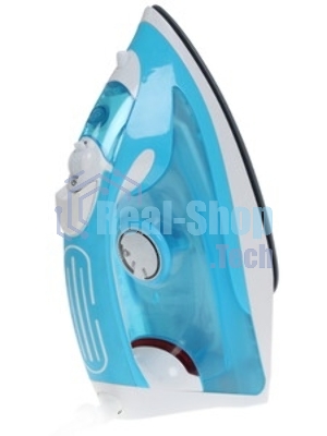 Утюг BBK ISE-2400 бирюзовый/белый, 2400 Вт, 35 г/мин, 140 г/мин, 280 мл