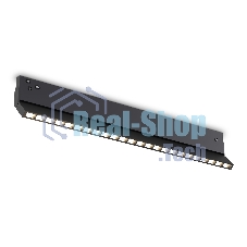 Трековый светильник GL2365 BK черный IP20 20W 3CCT 3000-6400K 48V 400*10*73