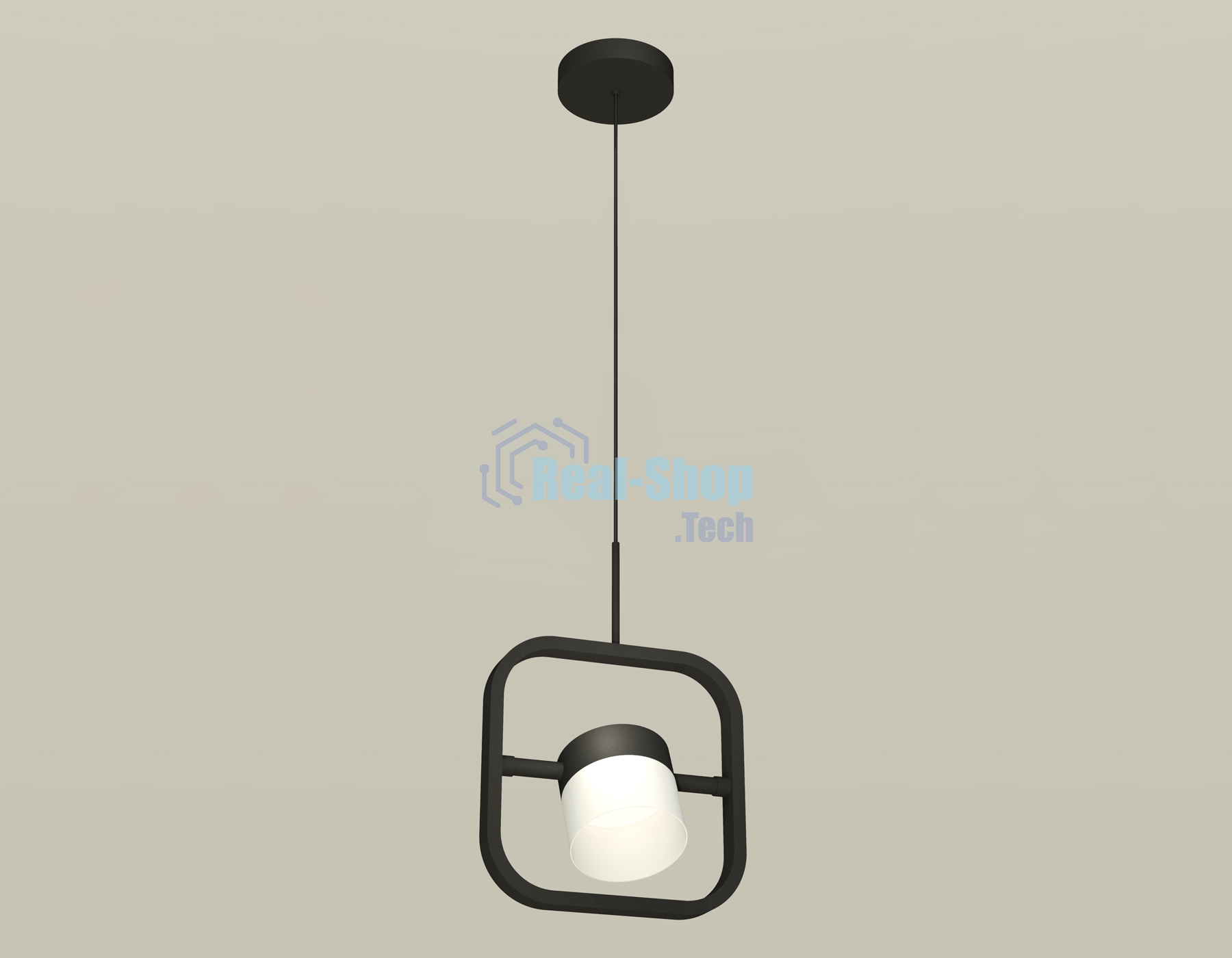 Светильник Ambrella light XB9119155 SBK/FR черный песок/белый матовый GX53 (C9119, N8402)