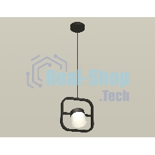 Светильник Ambrella light XB9119155 SBK/FR черный песок/белый матовый GX53 (C9119, N8402)