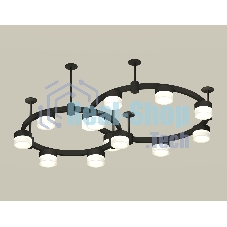 Светильник Ambrella light XR92221002/13 SBK/FR черный песок/белый матовый GX53 (A9222, A9227, C9238, C9232, N8401)