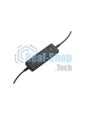 Гарнитура Logitech USB Headset H570e Stereo чёрный, проводная, USB