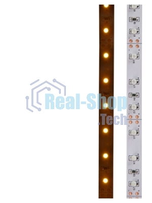 Лента светодиодная открытая, 8 мм, IP23, SMD 2835, 60 LED/m, 12 V, цвет свечения желтый