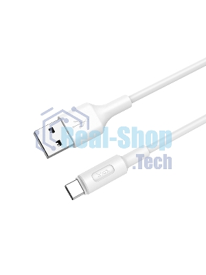 Кабель HOCO USB X25 Soarer для Type-C, 2А, 1м, белый
