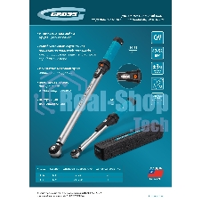 Ключ динамометрический Gross 20-200 Нм, 1/2